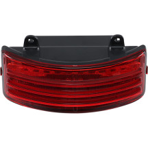 Piloto trasero LED Tribar — 12V, rojo, compatible con Harley-Davidson®