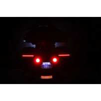 Luces de acento LED BAGZ™ de perfil bajo — 7/16", 12V, rojo, Harley-Davidson®
