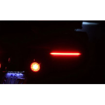 Luces de acento LED BAGZ™ de perfil bajo — 7/16", 12V, rojo, Harley-Davidson®