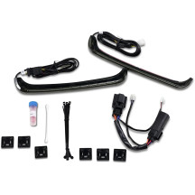 Luces de acento BAGZ™ de perfil bajo LED — 7/16" perfil bajo, 12 V, rojo