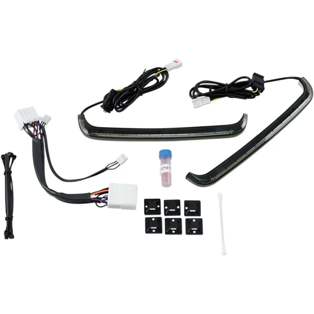 Luces de acento BAGZ™ LED de perfil bajo — 7/16" de perfil bajo, 12 V, rojo, Harley-Davidson®