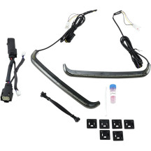 Luces de acento BAGZ™ LED de perfil bajo — 7/16 in, 12 V, Rojo