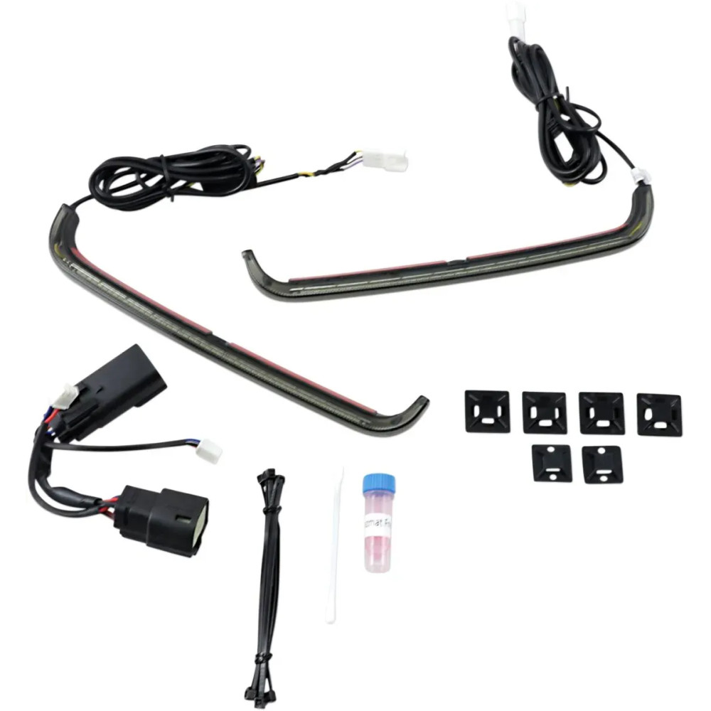 Luces de acento LED de perfil bajo BAGZ™ — 12V, rojo, Harley-Davidson®