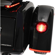 Luces LED Fender Blades® — montaje en guardabarros, para Harley‑Davidson, rojo