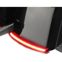 Luces LED Fender Blades® — montaje en guardabarros, para Harley‑Davidson, rojo