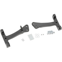 Passenger Floorboard Mount Kit — Passenger, Black gloss