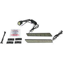 Saddlebag Latch Lights — Harley-Davidson, Smoke