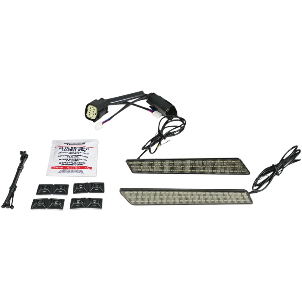 Saddlebag Latch Lights — Harley-Davidson, Smoke