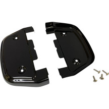 Passenger Floorboard Covers — Black, gloss