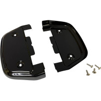 Passenger Floorboard Covers — Black, gloss