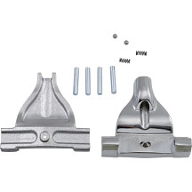 Passenger Floorboard Mount — Chrome