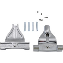 Passenger Floorboard Mount — Chrome