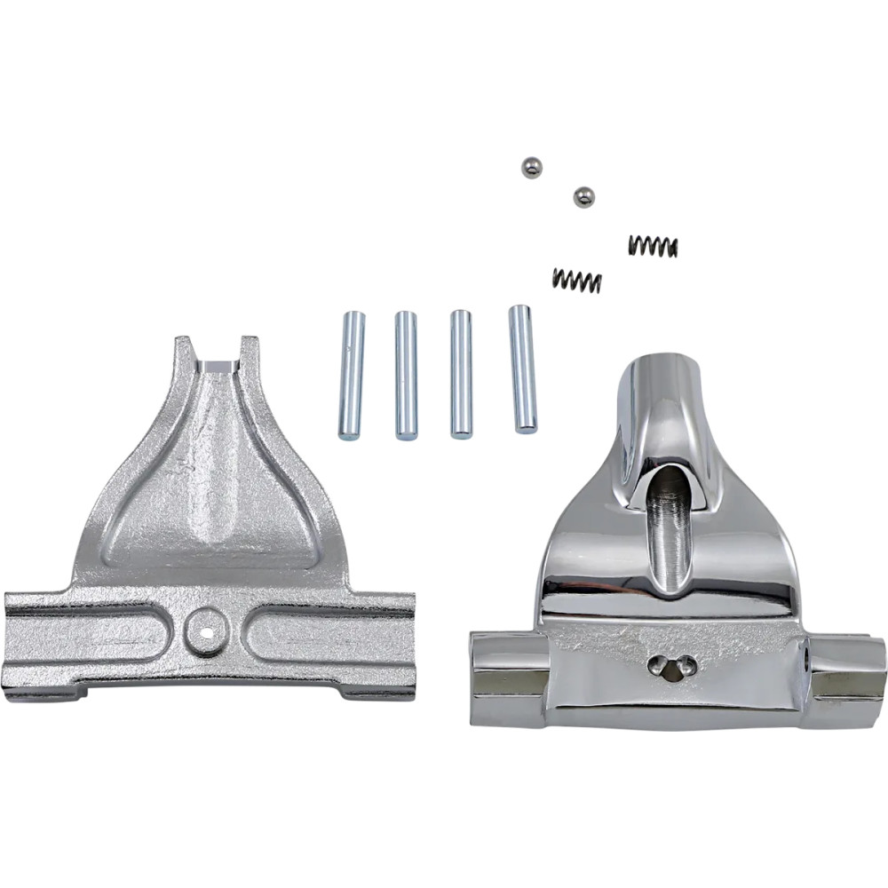 Passenger Floorboard Mount — Chrome