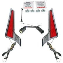 Fascia LED Panels — Harley-Davidson, left & right rear, red