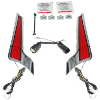 Fascia LED Panels — Harley-Davidson, left & right rear, red
