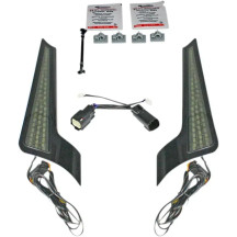 Paneles LED de fascia — Harley-Davidson, trasero izquierdo y derecho, lente ahumada