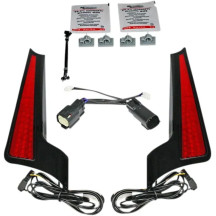 Fascia LED Panels — Harley-Davidson®, left/right rear, Red