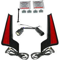 Fascia LED Panels — Harley-Davidson®, left/right rear, Red