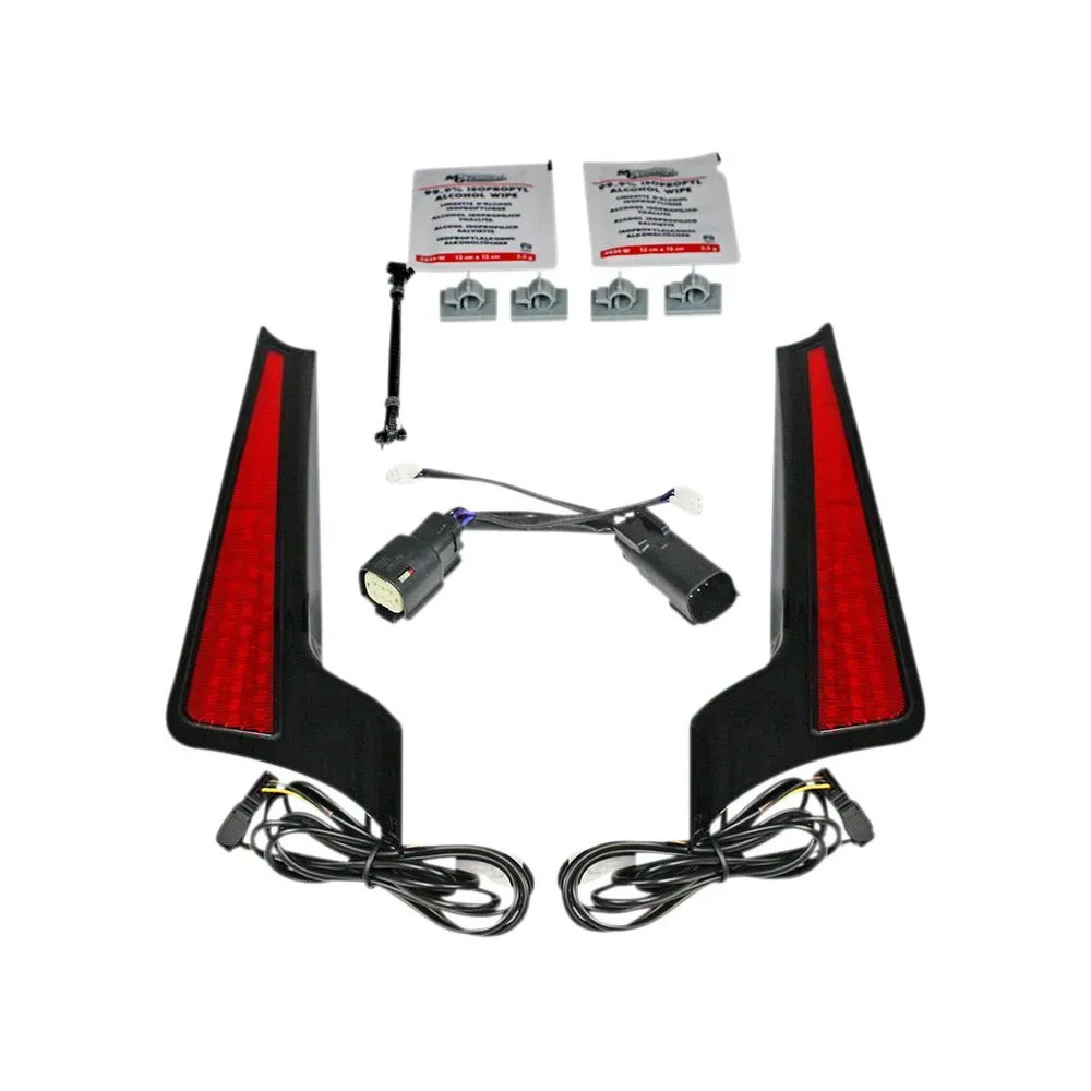 Fascia LED Panels — Harley-Davidson®, left/right rear, Red