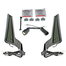 Fascia LED Panels — For Harley-Davidson®, left & right rear fit, smoke lens