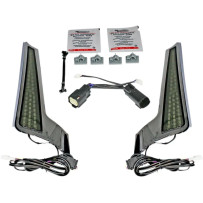 Fascia LED Panels — For Harley-Davidson®, left & right rear fit, smoke lens
