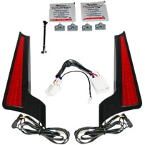 Fascia LED Panels — Harley-Davidson®, left and right rear, red
