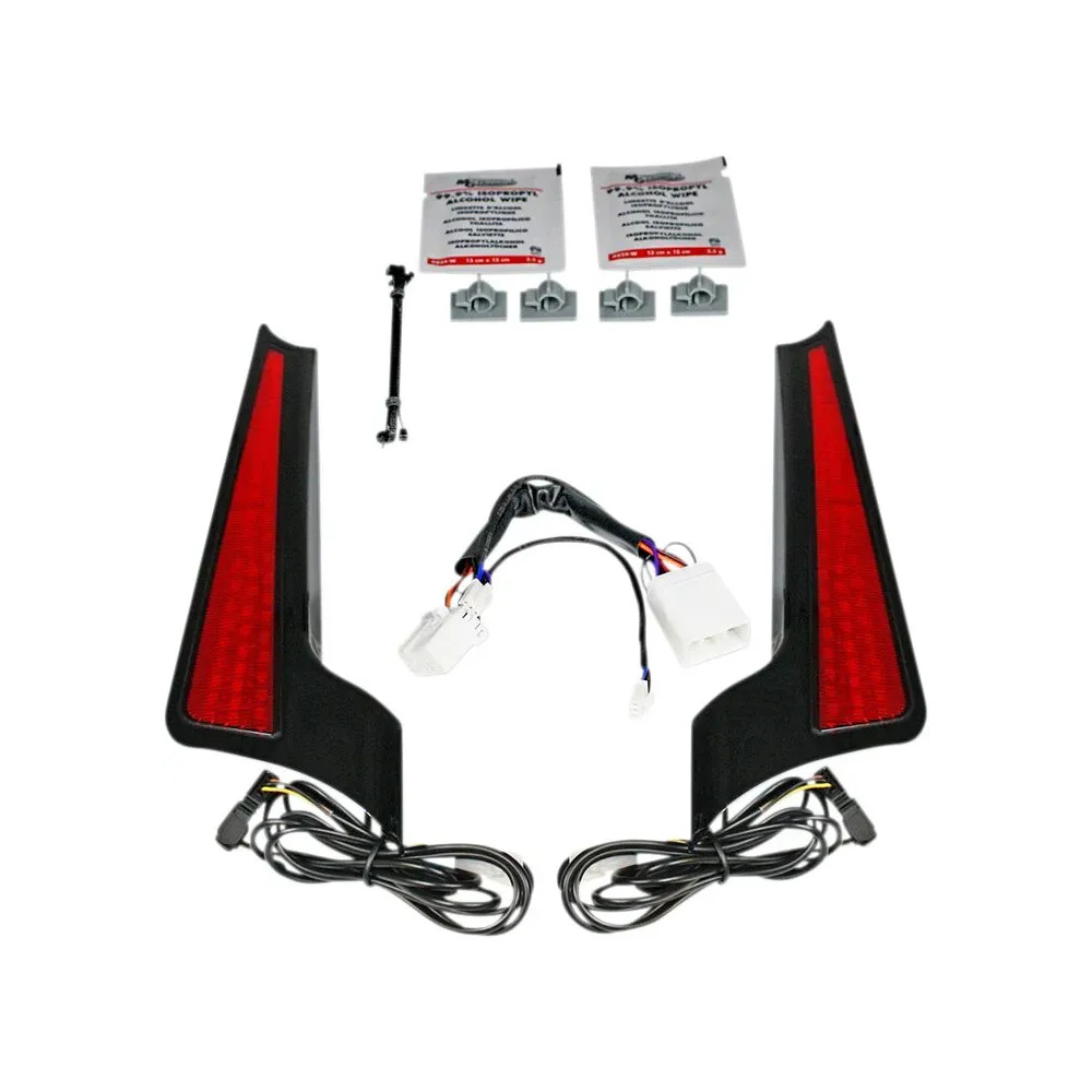 Fascia LED Panels — Harley-Davidson®, left and right rear, red