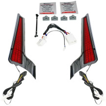 Fascia LED Panels — Harley-Davidson fit, left/right rear, red lenses