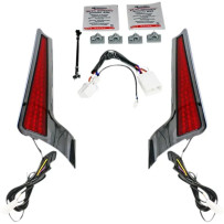 Fascia LED Panels — Harley-Davidson fit, left/right rear, red lenses