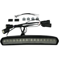 High Mount Tour Pak LED Light — Harley-Davidson, 32 LEDs, Smoke lens, Black trim