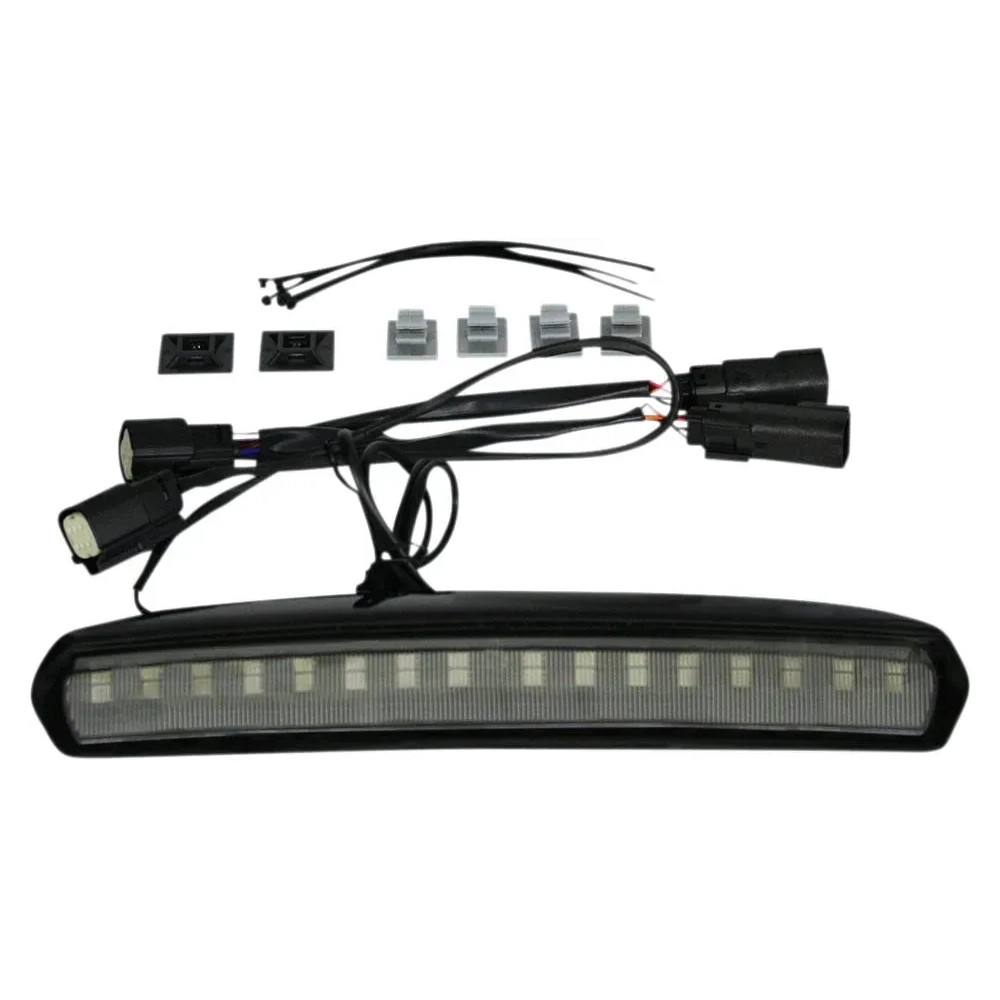High Mount Tour Pak LED Light — Harley-Davidson, 32 LEDs, Smoke lens, Black trim