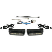 Dynamic Engine Guard LEDs — Fits 1-1/4" engine guards, 5" straight mount, 4-7/8" long, black housing