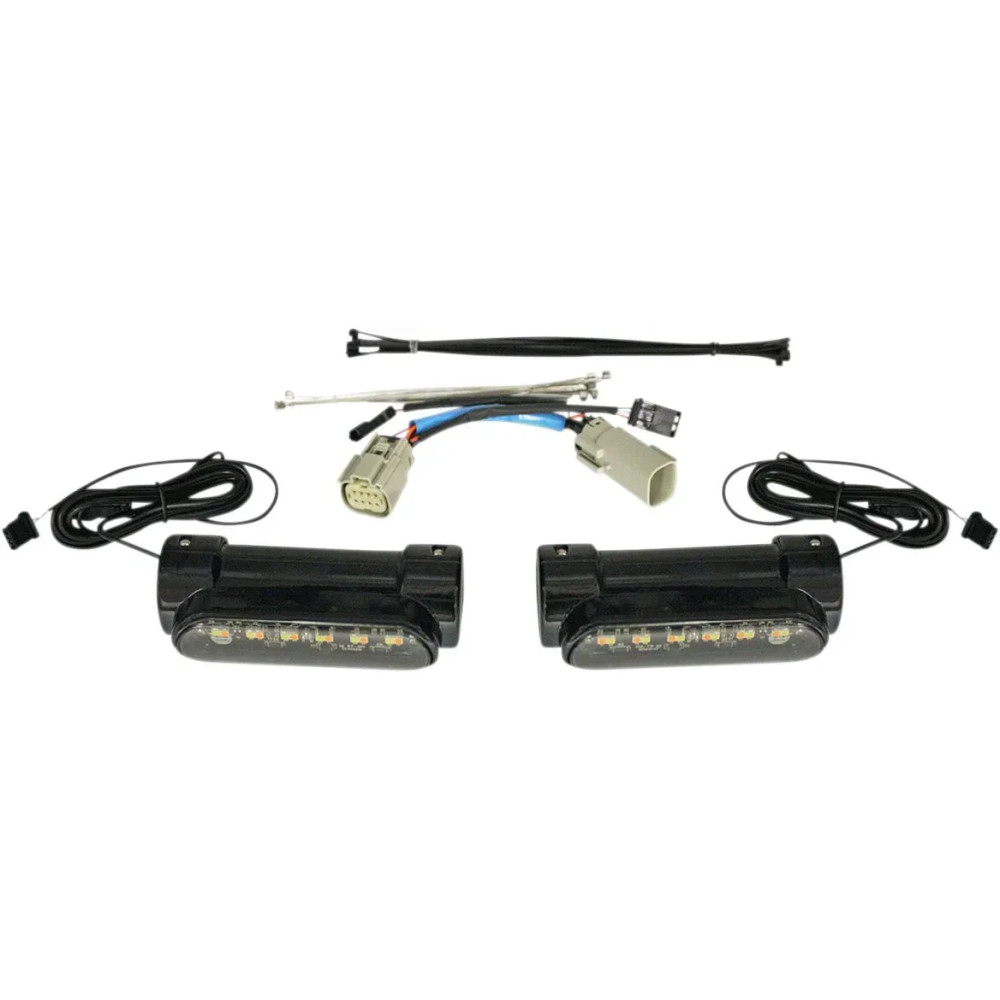 Dynamic Engine Guard LEDs — Harley-Davidson®, black