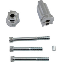 Passenger Floorboard Mount — Chrome, Pair