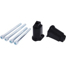 Passenger Floorboard Mount — Black, Gloss