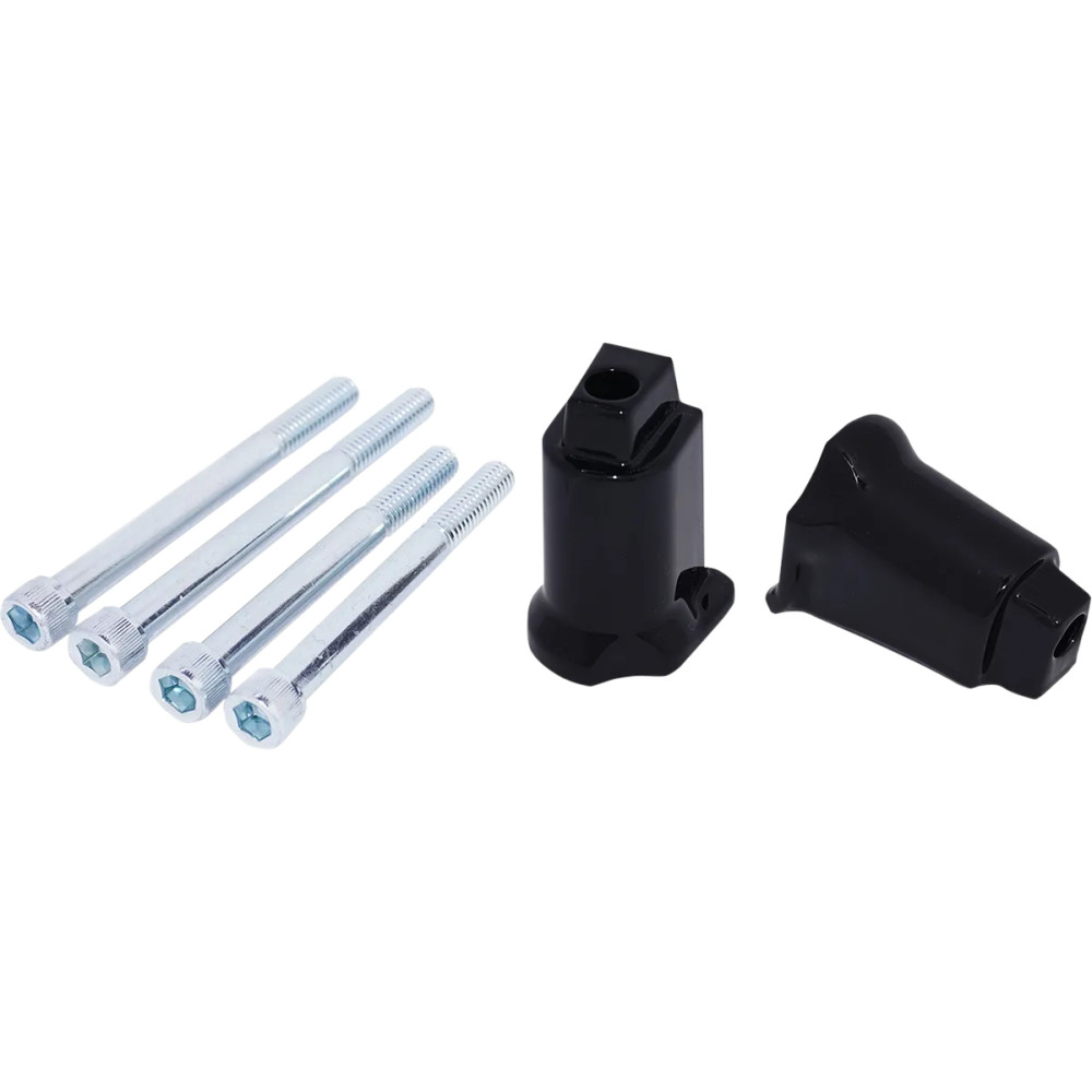 Passenger Floorboard Mount — Black, Gloss