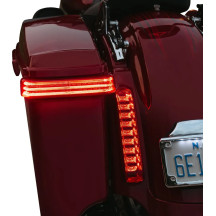ProBEAM® LED Sequential BAGZ™ Saddlebag Lights — Harley-Davidson®, red