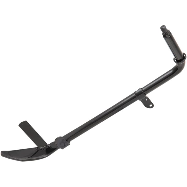 Caballete lateral — 30,5 cm (12"), 1" sobre stock, negro