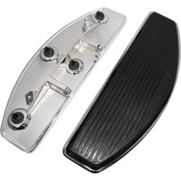 Floorboards — Driver, Black, Chrome