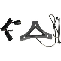 Dual Intensity Run & Brake Backrest LED Light — red, chrome, for Harley-Davidson®