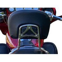 Dual Intensity Run & Brake Backrest LED Light — Red, Sissy Bar Backrest, Harley-Davidson® fit