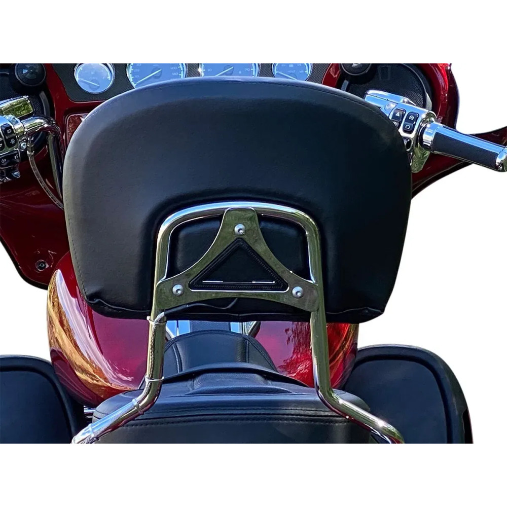 Dual Intensity Run & Brake Backrest LED Light — Red, Sissy Bar Backrest, Harley-Davidson® fit