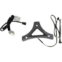 Dual Intensity Run & Brake Backrest LED Light — Red, Sissy Bar Backrest, Harley-Davidson® fit