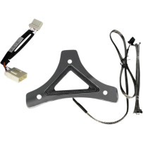 Dual Intensity Run & Brake Backrest LED Light — Harley-Davidson®, Red, Chrome