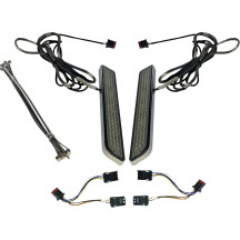 LED Front Fork Lightz™ — Harley-Davidson®, 12 V, chrome housing, smoke lens