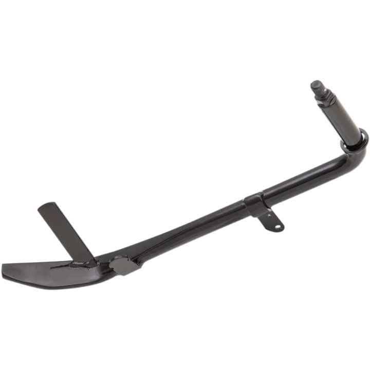 Caballete lateral — Acorta 25.4 mm (1"), longitud 25.4 cm (10"), negro