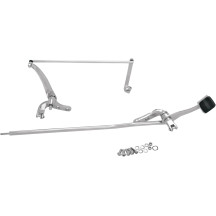 Forward Control Kit for Dyna Glides — Standard, Chrome finish