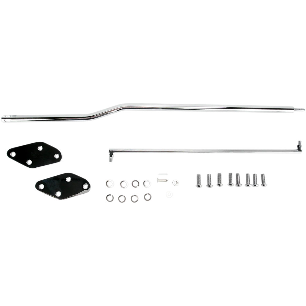 Forward Control Kit for Dyna Glides — 50.8 mm (2") forward, Chrome polished