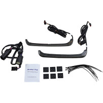 LED Low-Profile BAGZ™ Accent Lights — 7/16" low-profile, 12V, Amber & Red, Harley-Davidson®