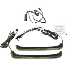 LED Low-Profile BAGZ™ Accent Lights — 7/16" low-profile, 12V, Amber & Red, Harley-Davidson®